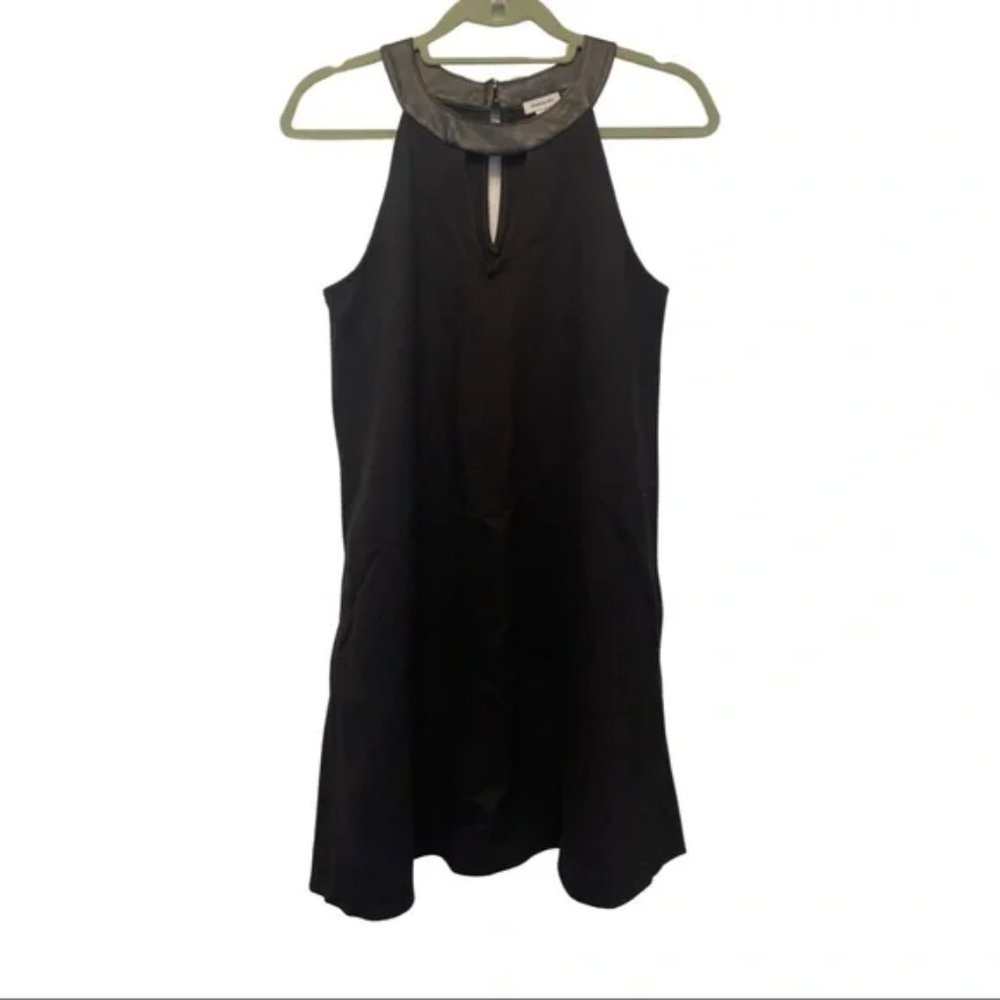 Chelsea Sky classic black mini dress